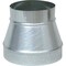 Imperial Mfg. HVAC Duct Pipe Reducer/ Increaser, No Crimp, 30 Gauge, 6 x 4-In. GV0782-A - alternate 2