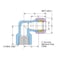 Hoke Female Elbow: LF: Connects 1/4in Tube x 3/8in Male NPT, Brass Construction 4LF6BR - alternate 2