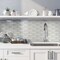 Apollo Tile Snow White 0.6 in x 12 in Glass Glossy Pencil Liner Tile Trim 0.5 sqft/case, 10PK APLGP8805A - alternate 6