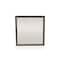 Homeroots 41" Gray Square Framed Mounted Accent Mirror 282605 - alternate 1