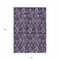 Homeroots 5' X 8' Eggplant Purple And Lavender Damask Washable Indoor Outdoor Area Rug 588161 - alternate 7
