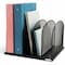 Safco Organizer, Vertical, 5 Sections, Black 3256BL - alternate 3