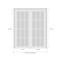 Sartodoors Solid French Double Doors Frosted Glass White 84x96 (2* 42x96) Solid Core Modern Interior QUADRO4266DD-WS-8496 - alternate 5