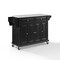 Crosley Full Size Stone Top Kitchen Cart KF30005EBK - alternate 1