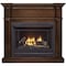 Bluegrass Living Vent Free Natural Gas Fireplace System, 26,000 BTU, Remote Control, Gingerbread Finish B300RTN-3-G - alternate 1