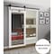 Sartodoors Sturdy Barn Door, Lucia 1299 White Silk, 6.6FT Rail Hangers Heavy Hardware Set, Modern Solid Pane LUCIA1299BD-B-WS-3296 - alternate 7