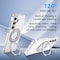 Alpha Digital Galaxy S25 Case w/ Magnetic Ring Stand- Full Protection, Soft Flex -360 shockproof S25-CLEAR - alternate 7