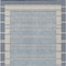 Homeroots 10' X 14' Navy Blue And Denim Blue Striped Washable Indoor Outdoor Area Rug 610491 - alternate 9