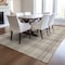 Homeroots 3' X 5' Beige Ivory And Green Plaid Washable Indoor Outdoor Area Rug 597075 - alternate 9