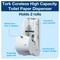 Tork Toilet Paper Dispenser, Plastic, White 473420 - alternate 7