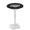 Holland Bar Stool Co 36" Chrome Los Angeles Kings Pub Table, 36" dia. Top L217C3636LAKing - alternate 1