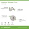 Symmons Braston HydroMersion Single Handle Shower Trim Kit - 1.5 GPM (Valve Not Included) S5891STN15TRM - alternate 3