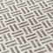 Homeroots 8' Taupe And Ivory Round Geometric Washable Indoor Outdoor Area Rug 614787 - alternate 8