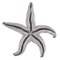 Homeroots 19" Antiqued Silver Resin Starfish Hanging Dimensional Sculpture 401229 - alternate 8