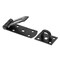 Prime-Line Door and Gate Extra Heavy Duty Safety Hasp Hinge Latch with Fixed Staple 3-1/2 inch Matte Black U 117298 - alternate 1