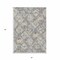 Homeroots 5' X 8' Gray And Brown Geometric Washable Indoor Outdoor Area Rug 609143 - alternate 9