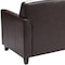 Flash Furniture Loveseat, 29" x 32-1/4", Upholstery Color: Brown BT-827-2-BN-GG - alternate 9