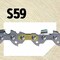Oregon AdvanceCut Chain, 16" 91PX 3/8" 59 DL S59 - alternate 8