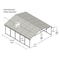 Arrow 20 x 24 x 7 ft Eggshell Carport CPH202407 - alternate 16