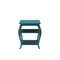Homeroots 23" Teal Blue Wood Bow Leg End Table With Two Shelves 286312 - alternate 1