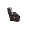 Homeroots 78in Brown Faux Leather Power Reclining Love Seat With Storage 366312 - alternate 6