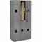 Tennsco Double Tier Locker, Triple Stack, 36w x 18d x 72h, Medium Gray DTS121836CMG - alternate 1