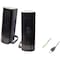 Syba Connectland CL-SPK20037 2.0 Speaker System - 5 W RMS - Black - Desktop - 100 Hz to 20 kHz CL-SPK20037 - alternate 1