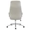 Leisuremod Flux Faux Leather Swivel Office Chair, Knee Tilt, Padded Support FO19TL - alternate 10