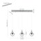 Jonathan Y Elyse Teardrop 33" 3-Light Modern Mid-Century Iron/Acrylic Integrated Linear LED Pendant, Chrome/Whit JYL7121A - alternate 15