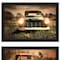 Homeroots Set Of Two Vintage Trucks Black Framed Print Wall Art, 2PK 405698 - alternate 5