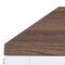 Homeroots 47" Brown and White Writing Desk 491480 - alternate 5