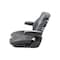 Uni Pro 731 Seat Top Assembly, With Armrests, Black/Gray Fabric 8374 - alternate 9