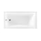 Kingston Brass 60-Inch Acrylic Rectangular 3-Wall Alcove Tub Combo with Waste and Overflow Drain, Left Hand Drain CVTDE603122L0 - alternate 4