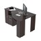 Homeroots 59" Espresso Corner Computer Desk With Two Drawers 249806 - alternate 7