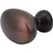 Designperfect 1-1/4 Overall Length Oval Cabinet Knob, Brushed Oil Rubbed Bronze DPA-B7KORB - alternate 4
