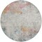 Homeroots 8' Teal Blue Round Abstract Washable Indoor Outdoor Area Rug 607730 - alternate 9