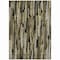 Homeroots 5' X 8' Brown Black And Green Striped Washable Indoor Outdoor Area Rug 603210 - alternate 7