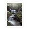 Homeroots Ricketts Waterfall White Framed Print Wall Art 530011 - alternate 1