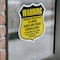 Signmission 24 Hour Surveillance Shield Sign Warning, 4 inch X 4 inch, Vinyl Decal, 2PK SHI-D-2PACK-4-354 - alternate 6