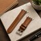 Elegani Band Compatible with Apple Watch 40mm, Light Brown, Silver, Black, Rose Gold, Yellow Gold Buckle QRPLLS-LBR-40 - alternate 3