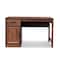 Homeroots 47" Walnut Wood Writing Desk 568264 - alternate 9
