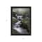 Homeroots Ricketts Waterfall Black Framed Print Wall Art 530009 - alternate 4