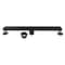 Kingston Brass 24-Inch Stainless Steel Linear Shower Drain with Reversible Tile Insert and Flat Grate BSF2420 - alternate 1