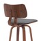Armen Living Pico 26in Swivel Walnut Wood Counter Stool in Gray Faux Leather with Chrome LCPIBAWAGRY26 - alternate 7
