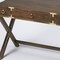 Homeroots 40" Dark Brown Solid Wood Writing Desk With Three Drawers 389444 - alternate 5