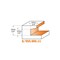 Cmt DOOR LIP BIT & FINGER GRIP BIT D=1-27/64inx5/8in d=5/8in S=1/2in 855.606.11 - alternate 3