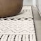 Jonathan Y Ormond High-Low Modern Trellis Geometric Cream/Black 2 ft. x 8 ft. Indoor/Outdoor Runner Rug SBH109B-28 - alternate 7