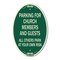Signmission Parking for Church Members and Guests All Oth, 12 In X 18 In Architectural, Heavy Gauge Aluminum A-OV-G-1218-23445 - alternate 1