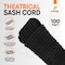 Xpose Safety Black Braided Sash Cord 5/16in x 100ft BSC516-100-X - alternate 7