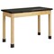 Diversified Spaces Rectangle Table, 54" W, 56" L, 36" H, Epoxy Resin, black P7206K36N - alternate 1